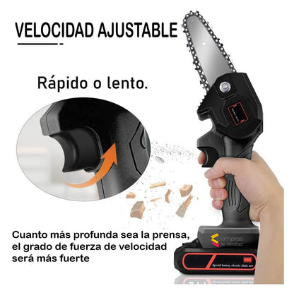 MOTOCORTE™  Motosierra Inalámbrica con DOBLE 48V