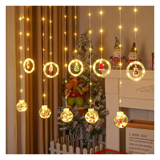 [NAVIDAD]🎄✨Bolas y Aros Mágicos Luces Navideñas✨🎅