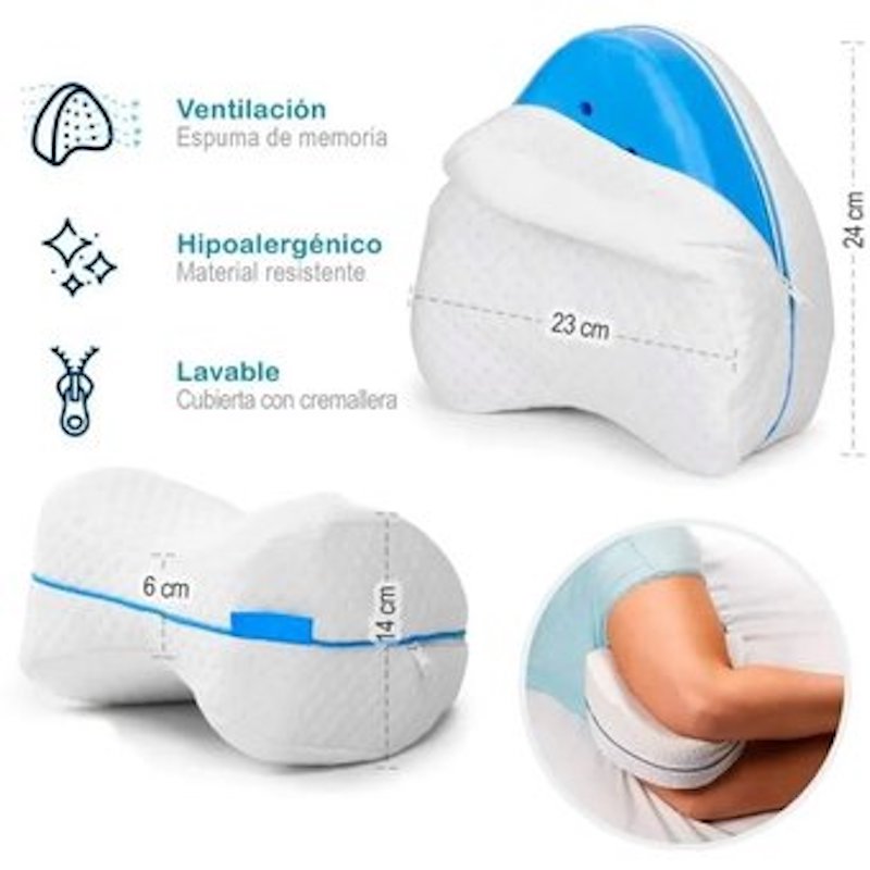 LEG PILLOW - Almohada Ortopédica Entre Piernas Espuma