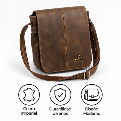 Carriel Vélez de Cuero Premium - Últimas Unidades Con 80% De Descuento🔥