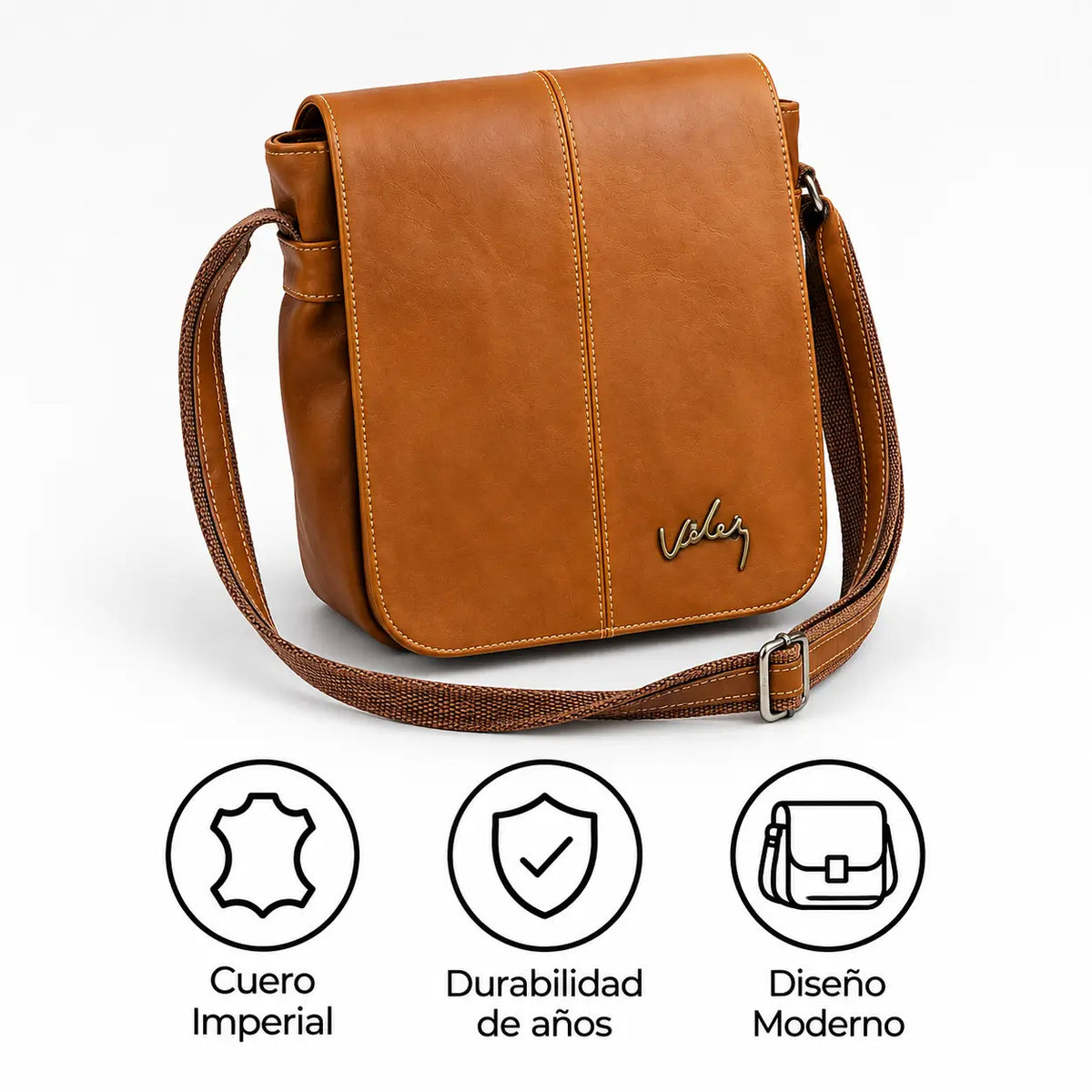 Carriel Vélez de Cuero Premium - Últimas Unidades Con 80% De Descuento🔥